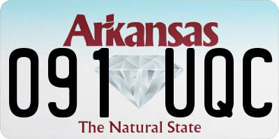 AR license plate 091UQC
