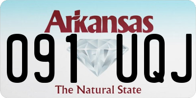 AR license plate 091UQJ