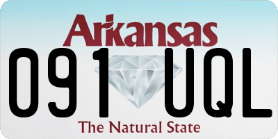 AR license plate 091UQL