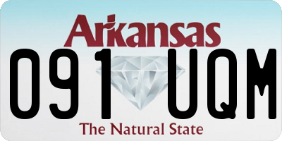 AR license plate 091UQM