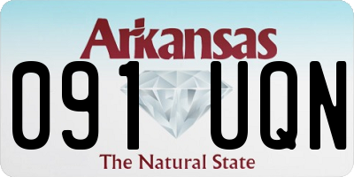 AR license plate 091UQN