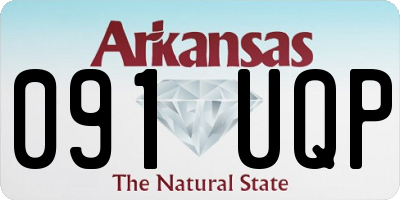 AR license plate 091UQP