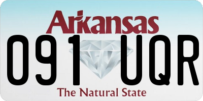 AR license plate 091UQR