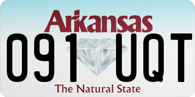 AR license plate 091UQT