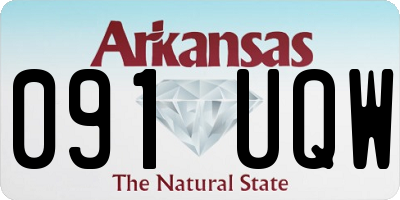 AR license plate 091UQW