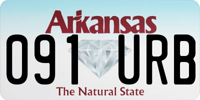 AR license plate 091URB