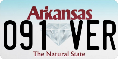 AR license plate 091VER