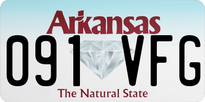 AR license plate 091VFG