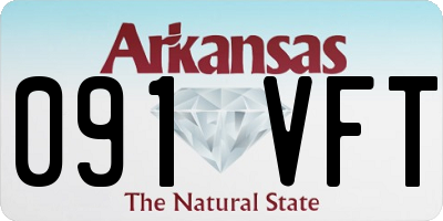 AR license plate 091VFT