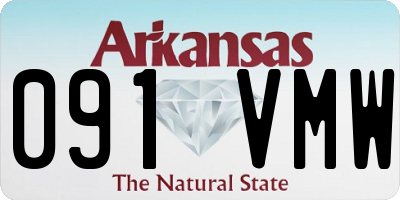 AR license plate 091VMW