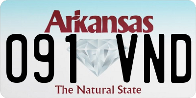 AR license plate 091VND