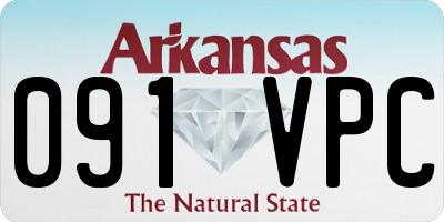 AR license plate 091VPC