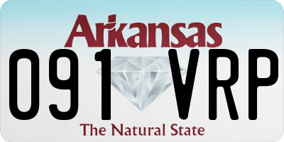 AR license plate 091VRP