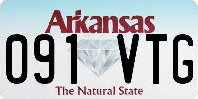 AR license plate 091VTG