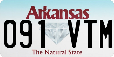 AR license plate 091VTM