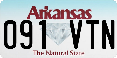 AR license plate 091VTN
