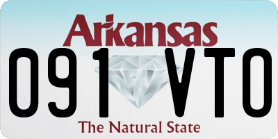 AR license plate 091VTO