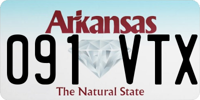 AR license plate 091VTX