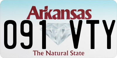 AR license plate 091VTY
