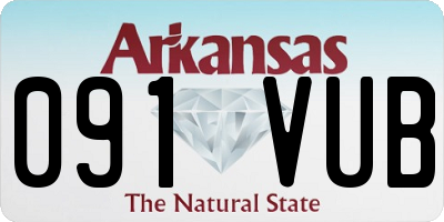 AR license plate 091VUB