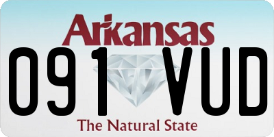 AR license plate 091VUD
