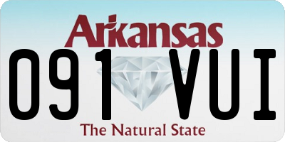 AR license plate 091VUI