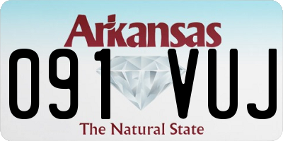 AR license plate 091VUJ