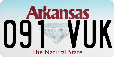 AR license plate 091VUK
