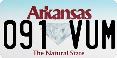 AR license plate 091VUM