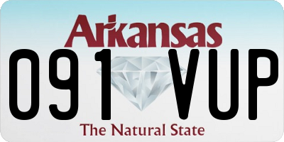 AR license plate 091VUP