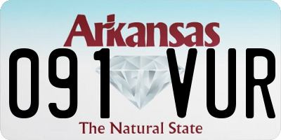 AR license plate 091VUR