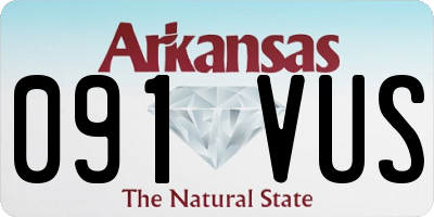 AR license plate 091VUS