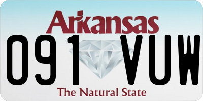 AR license plate 091VUW