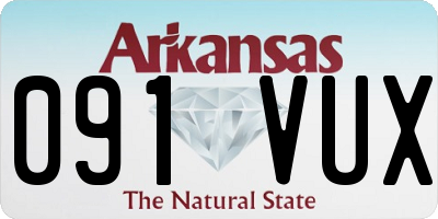 AR license plate 091VUX