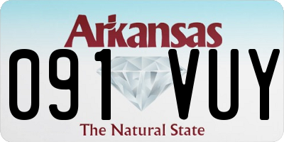 AR license plate 091VUY