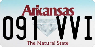 AR license plate 091VVI