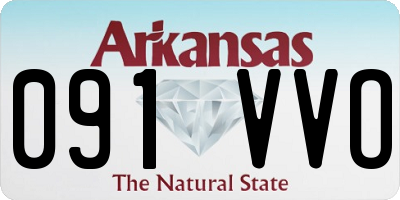 AR license plate 091VVO