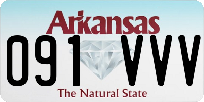 AR license plate 091VVV