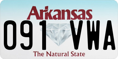 AR license plate 091VWA