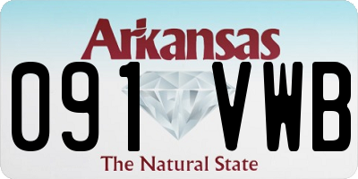 AR license plate 091VWB