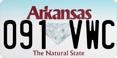 AR license plate 091VWC