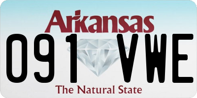 AR license plate 091VWE