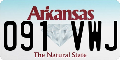 AR license plate 091VWJ