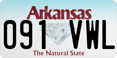 AR license plate 091VWL