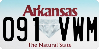AR license plate 091VWM