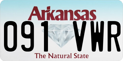 AR license plate 091VWR