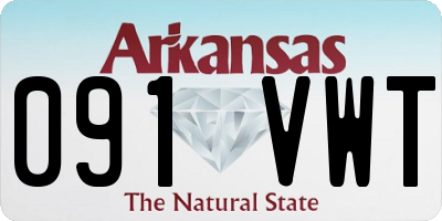 AR license plate 091VWT