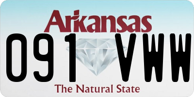 AR license plate 091VWW