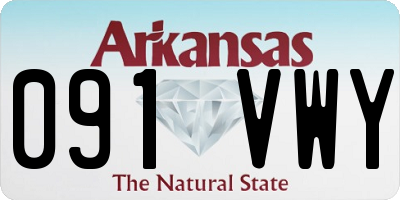 AR license plate 091VWY