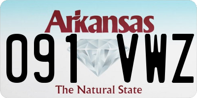 AR license plate 091VWZ